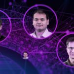 Headshots of ECE professors Mo Li, Arka Majumdar and Karl Böhringer