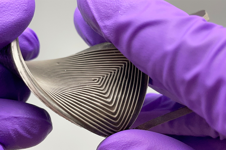 Researchers created stretchable thermoelectric generators that convert body heat to electricity.